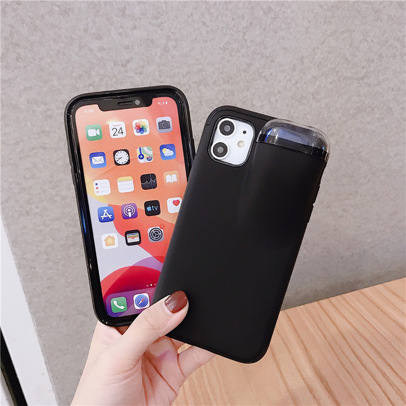 Bakeey-Multifunction-Creative-2-in-1-Anti-scratch-Shockproof-Matte-PC-Protective-Case-for-iPhone-11--1595639-3