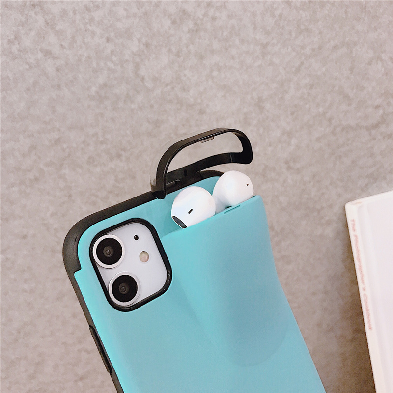 Bakeey-Multifunction-Creative-2-in-1-Anti-scratch-Shockproof-Matte-PC-Protective-Case-for-iPhone-11--1595639-6