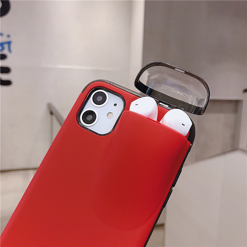 Bakeey-Multifunction-Creative-2-in-1-Anti-scratch-Shockproof-Matte-PC-Protective-Case-for-iPhone-11--1595639-7