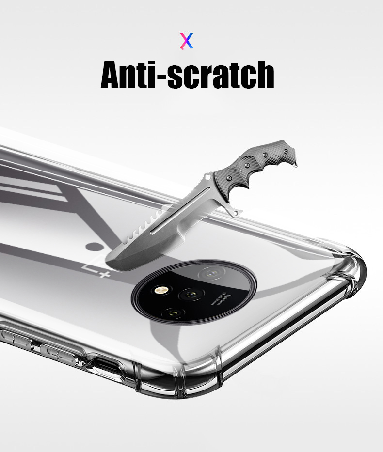 Bakeey-OnePlus-7T-Air-Bag-Bumper-Shockproof-Transparent-Soft-TPU-Protective-Case-1591918-2