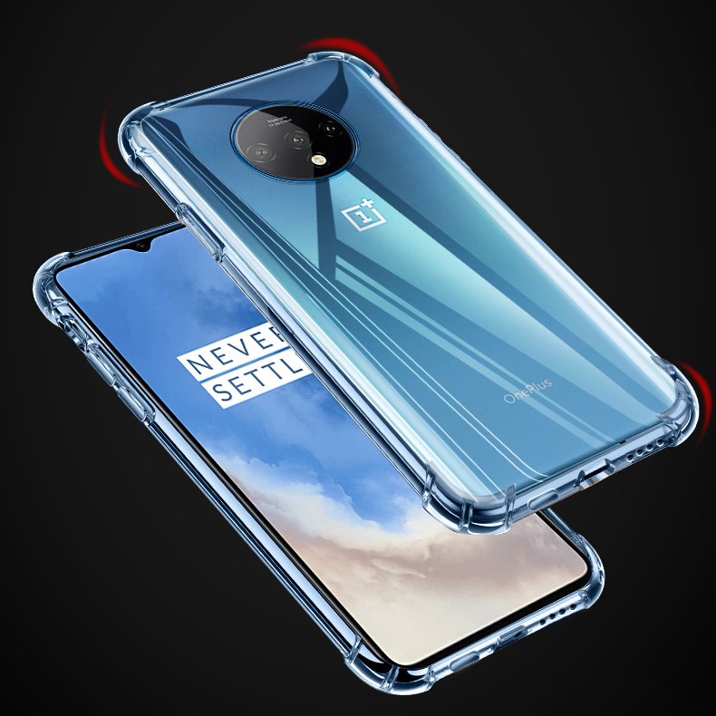Bakeey-OnePlus-7T-Air-Bag-Bumper-Shockproof-Transparent-Soft-TPU-Protective-Case-1591918-11