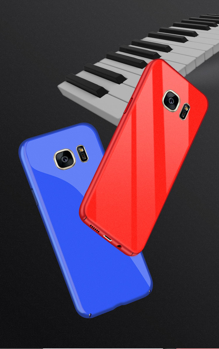 Bakeey-Piano-Paint-Glossy-Hard-PC-Protective-Case-for-Samsung-Galaxy-S7-Edge-1320007-1