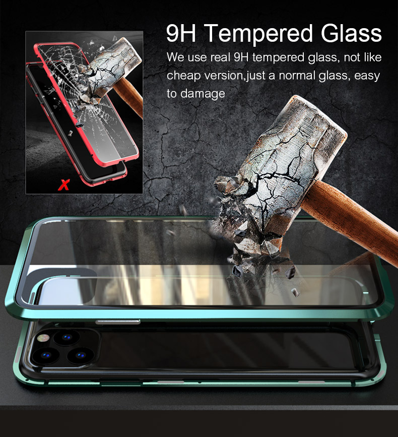 Bakeey-Plating-Magnetic-Adsorption-Metal-Double-sided-Tempered-Glass-Protective-Case-For-iPhone-11-P-1575136-9