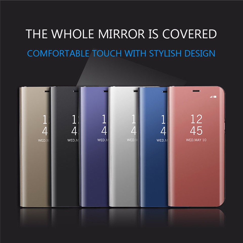 Bakeey-Plating-Mirror-Window-Shockproof-Flip-Full-Cover-Protective-Case-for-Huawei-Mate-30-1631992-11