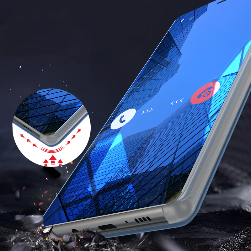 Bakeey-Plating-Mirror-Window-Shockproof-Flip-Full-Cover-Protective-Case-for-Xiaomi-Mi-A3--Xiaomi-Mi--1569042-4