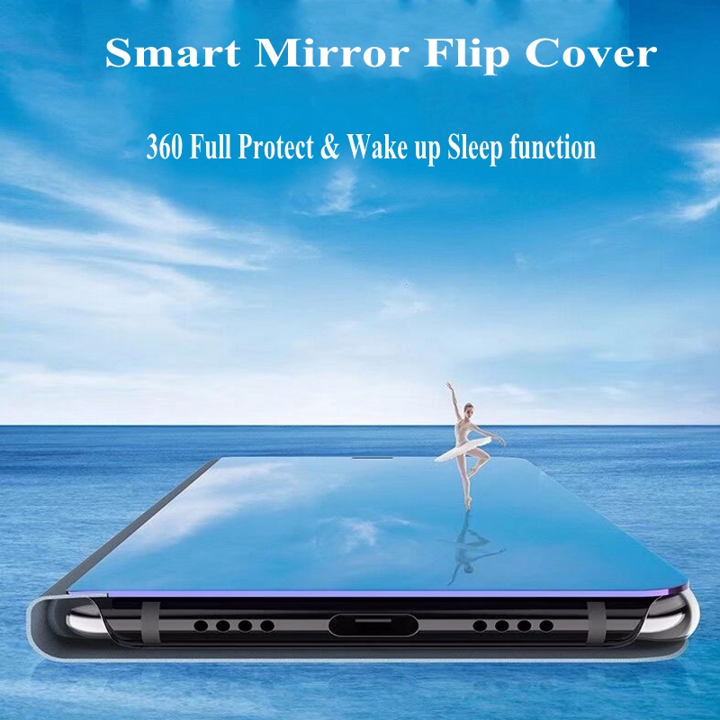 Bakeey-Plating-Mirror-Window-Shockproof-Flip-Full-Cover-Protective-Case-for-Xiaomi-Mi9-Mi-9-Lite--Xi-1575897-1