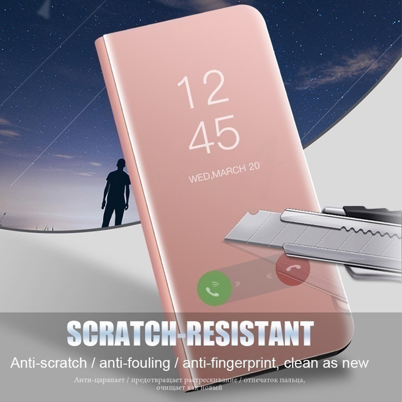 Bakeey-Plating-Mirror-Window-Shockproof-Flip-Full-Cover-Protective-Case-for-Xiaomi-Mi9-Mi-9-Lite--Xi-1575897-2