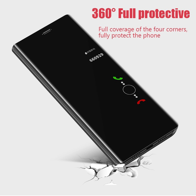Bakeey-Plating-Mirror-Window-Shockproof-Flip-Full-Cover-Protective-Case-for-Xiaomi-Mi9-Mi-9-Lite--Xi-1575897-3