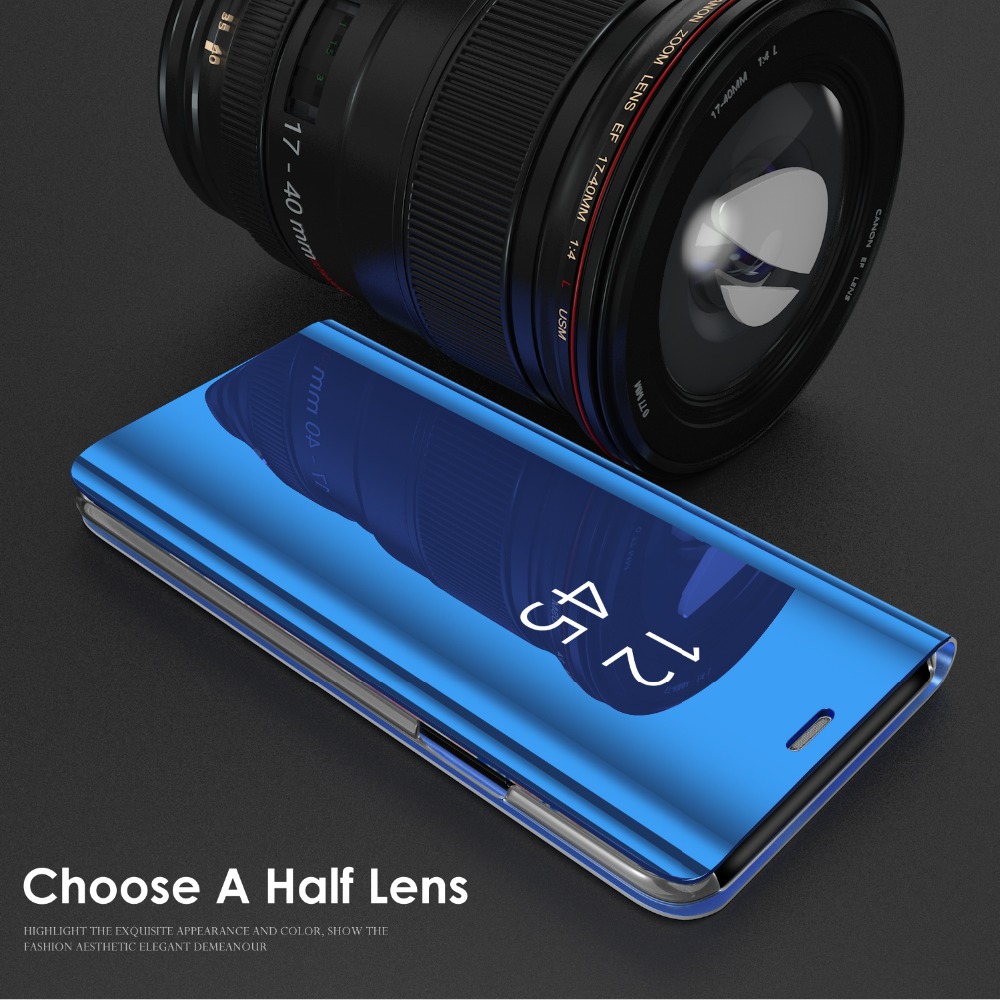 Bakeey-Plating-Mirror-Window-View-Shockproof-Flip-Full-Cover-Protective-Case-for-iPhone-11-61-Inch-1571056-6