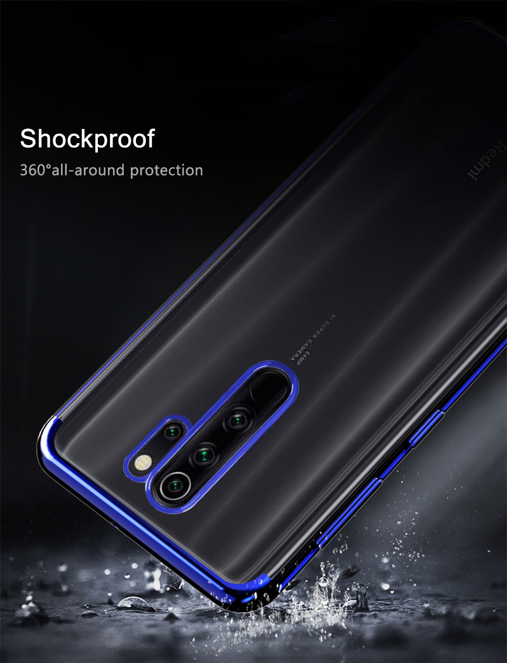 Bakeey-Plating-Shockproof-Transparent-Soft-TPU-Protective-Case-for-Xiaomi-Redmi-Note-8-pro-1575450-2