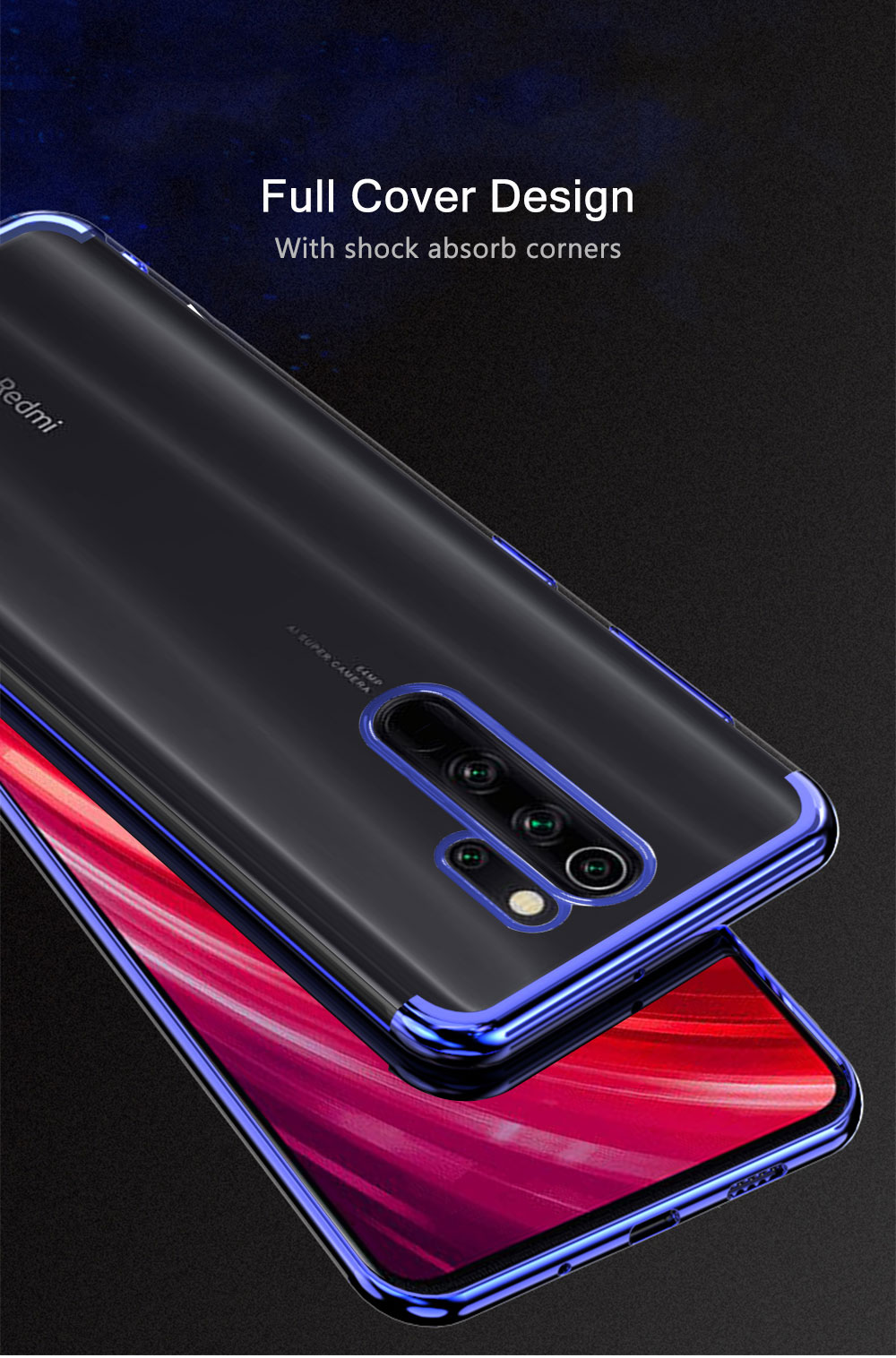 Bakeey-Plating-Shockproof-Transparent-Soft-TPU-Protective-Case-for-Xiaomi-Redmi-Note-8-pro-1575450-7