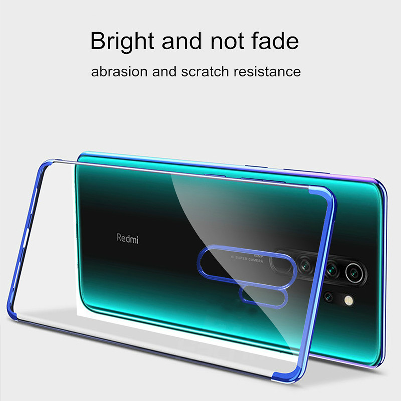 Bakeey-Plating-Shockproof-Transparent-Soft-TPU-Protective-Case-for-Xiaomi-Redmi-Note-8-pro-1575450-10