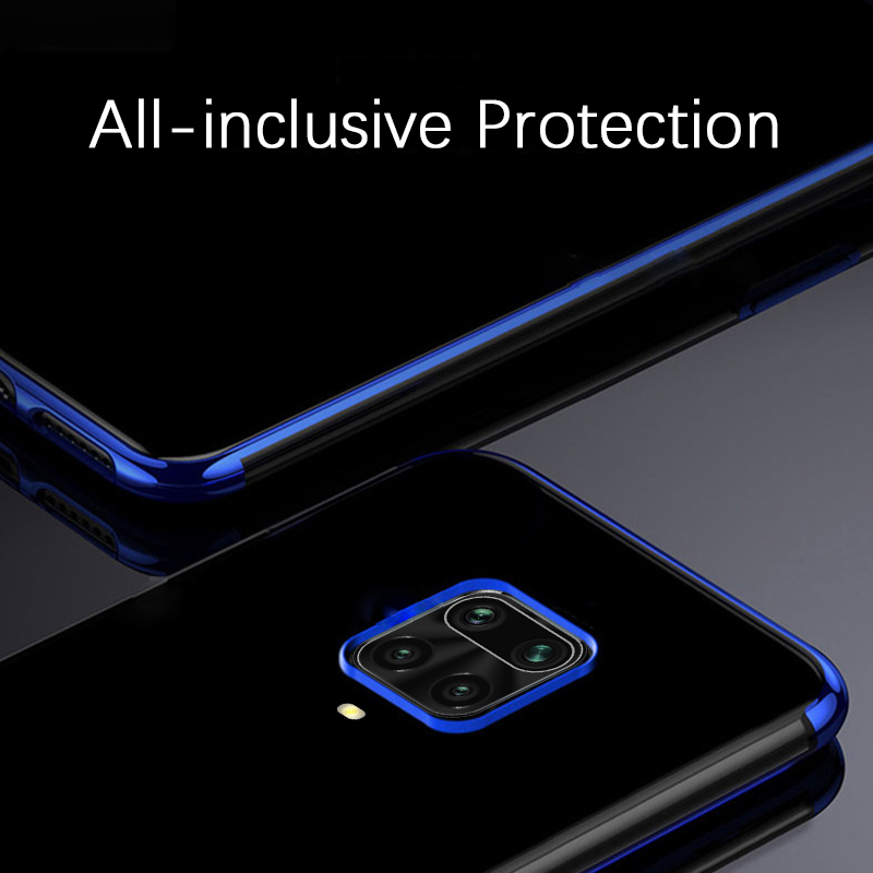 Bakeey-Plating-Shockproof-Transparent-Soft-TPU-Protective-Case-for-Xiaomi-Redmi-Note-9S--Redmi-Note--1667892-6