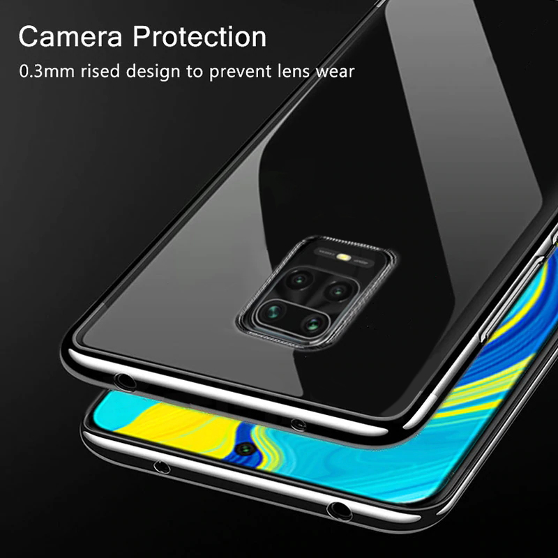 Bakeey-Plating-Shockproof-Transparent-Soft-TPU-Protective-Case-for-Xiaomi-Redmi-Note-9S--Redmi-Note--1667892-7
