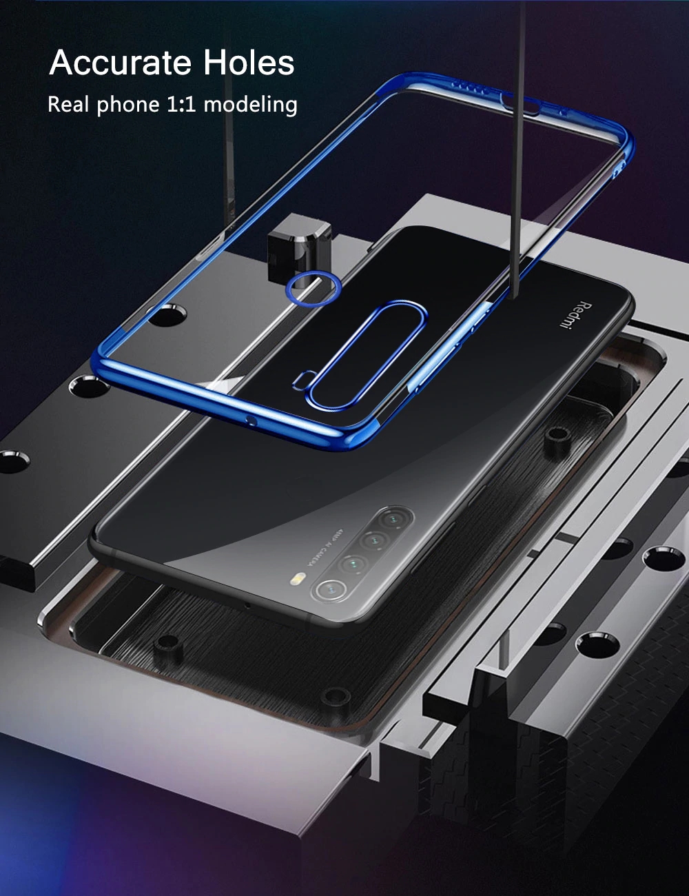Bakeey-Plating-Shockproof-Transparent-Ultra-thin-Soft-TPU-Protective-Case-for-Xiaomi-Redmi-Note-8-20-1586223-2