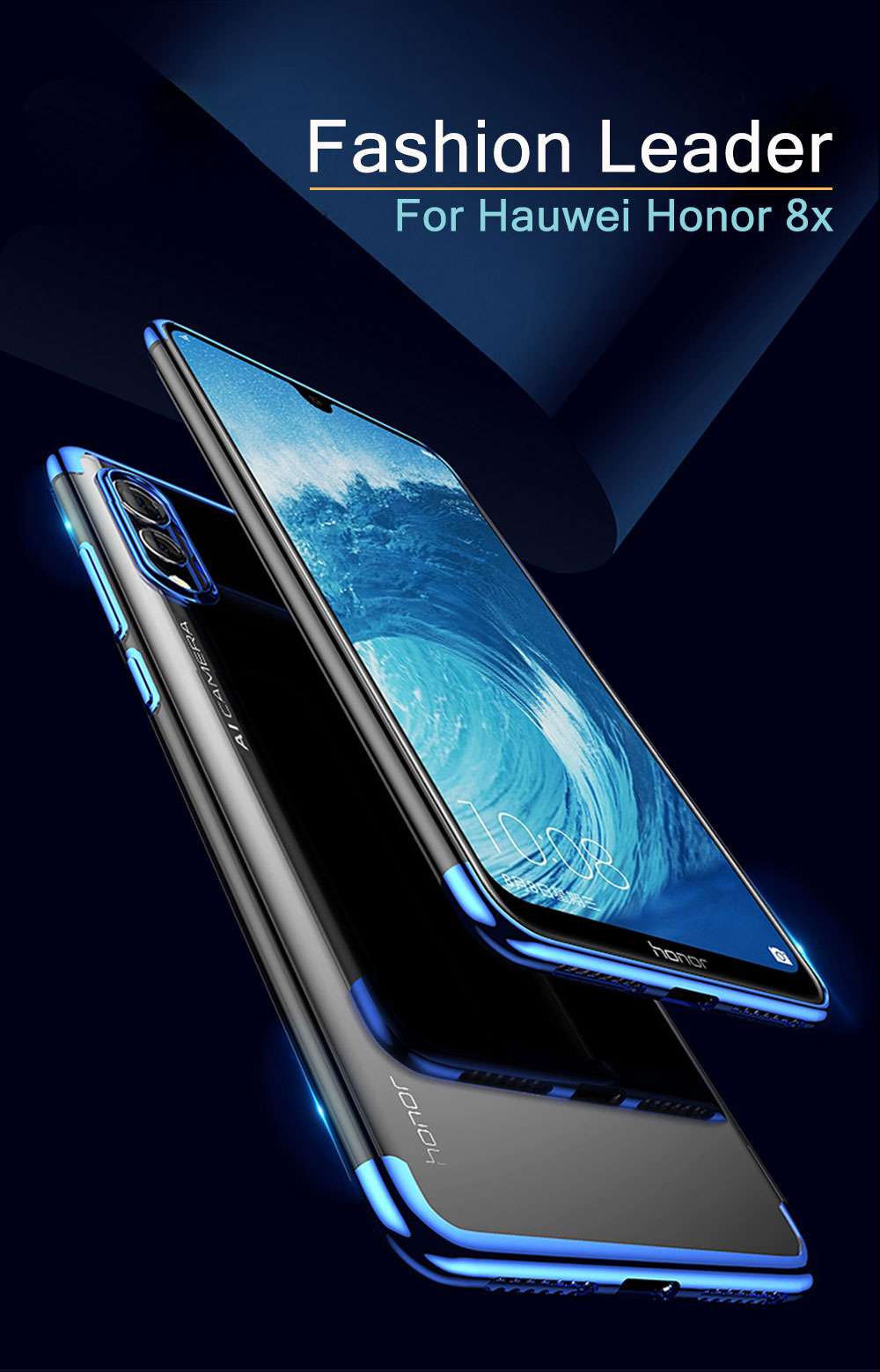 Bakeey-Plating-Soft-TPU-Back-Cover-Protective-Case-for-Huawei-Honor-8X-MAX-1412702-1