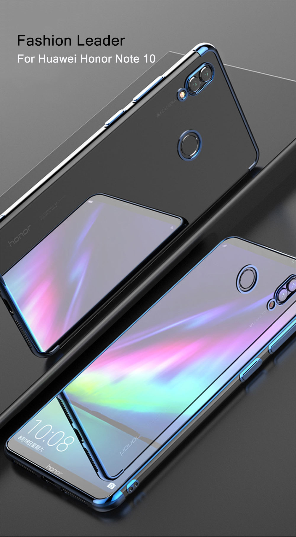 Bakeey-Plating-Soft-TPU-Back-Cover-Protective-Case-for-Huawei-Honor-Note-10-1412080-5