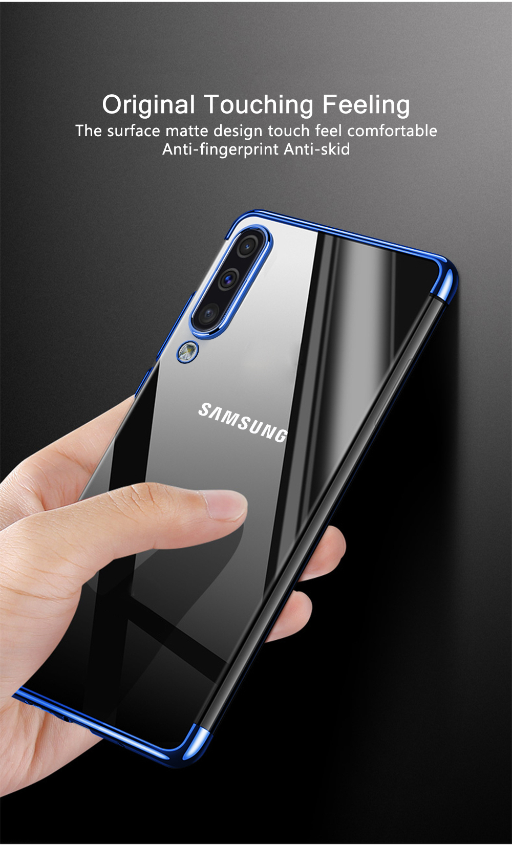 Bakeey-Plating-Soft-TPU-Protective-Case-For-Samsung-Galaxy-A70-2019-1474003-1
