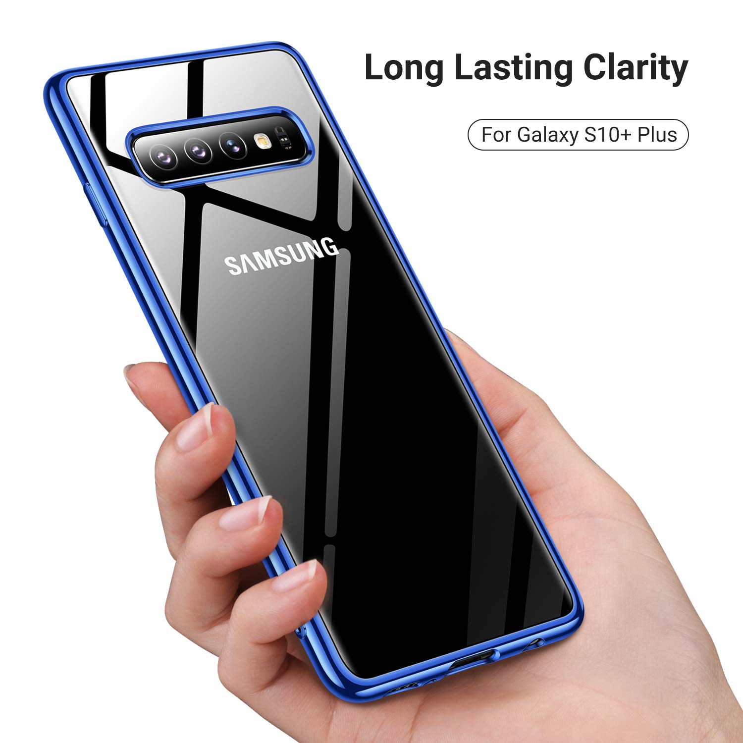 Bakeey-Plating-Transparent-Protective-Case-For-Samsung-Galaxy-S10eS10S10-Plus-Clear-Soft-TPU-Back-Co-1434412-1