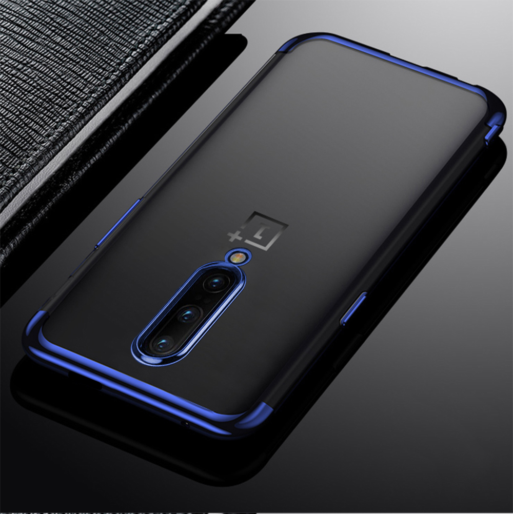 Bakeey-Plating-Transparent-Shockproof-Soft-TPU-Back-Cover-Protective-Case-for-OnePlus-7-PRO-1524275-6