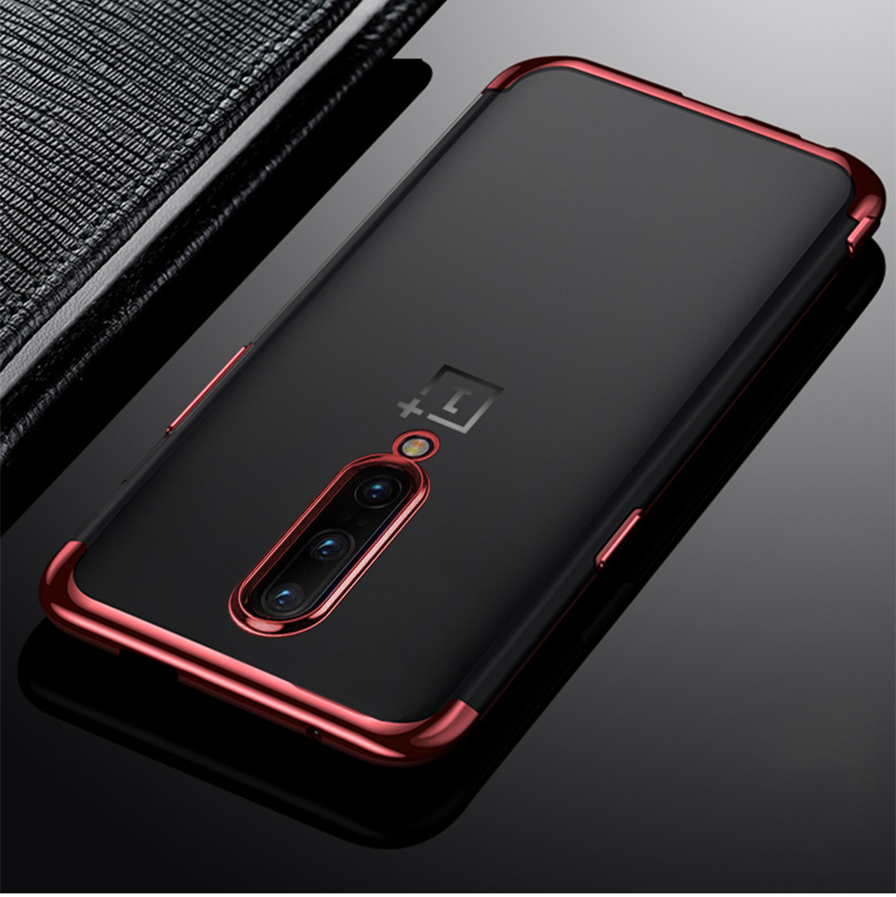 Bakeey-Plating-Transparent-Shockproof-Soft-TPU-Back-Cover-Protective-Case-for-OnePlus-7-PRO-1524275-7