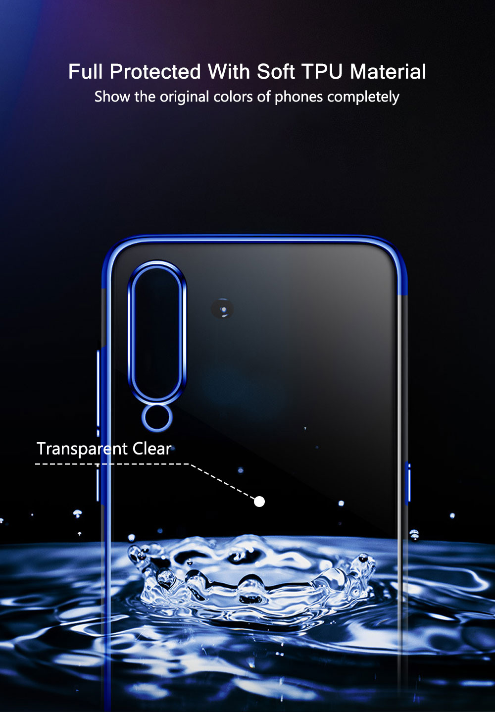 Bakeey-Plating-Transparent-Shockproof-Soft-TPU-Back-Cover-Protective-Case-for-Xiaomi-Mi-9-SE-Non-ori-1466435-2