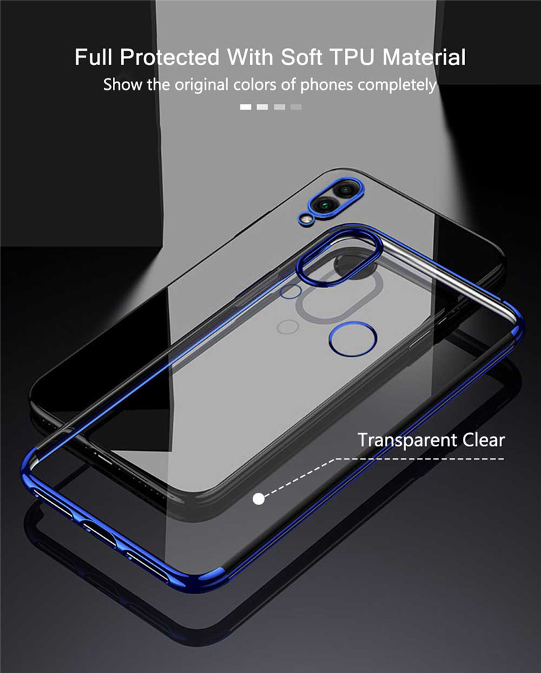 Bakeey-Plating-Transparent-Shockproof-Soft-TPU-Back-Cover-Protective-Case-for-Xiaomi-Mi-Play-Non-ori-1474468-2