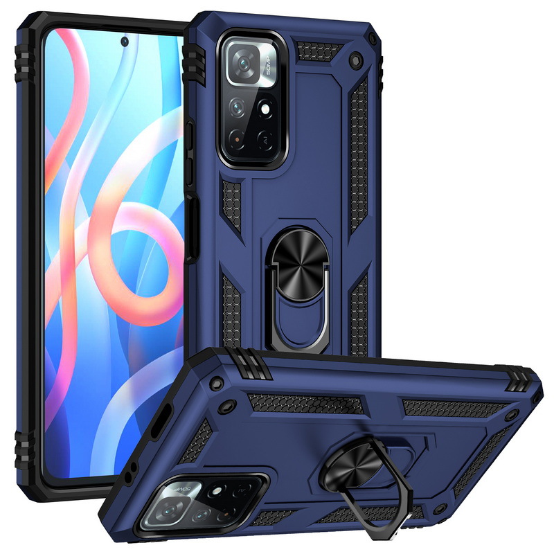 Bakeey-Protective-Case-Bumper-Cover-For-Poco-M4-Pro-5G-TPU--PC-Shock-Resistant-Phone-Case-With-Adjus-1931867-9