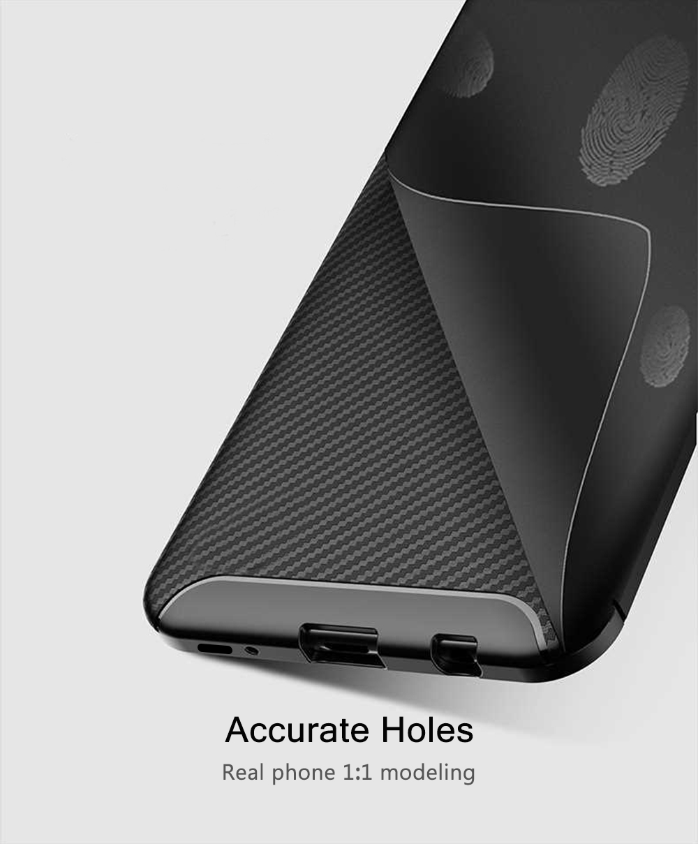 Bakeey-Protective-Case-For-Samsung-Galaxy-A50-2019-Carbon-Fiber-Fingerprint-Resistant-Soft-TPU-Back--1446441-4