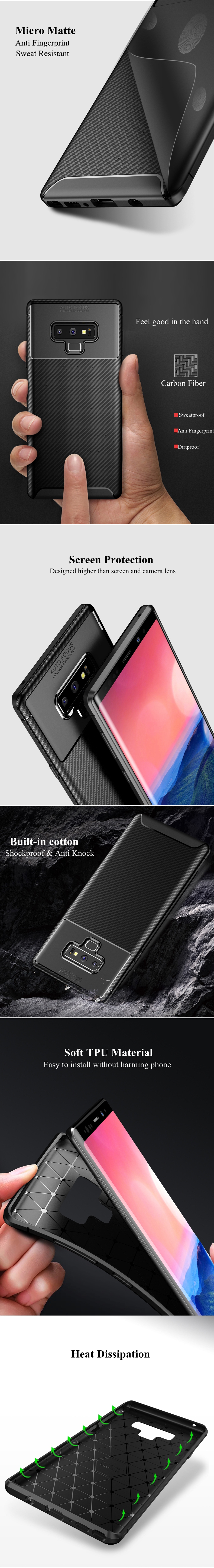 Bakeey-Protective-Case-For-Samsung-Galaxy-Note-9-Slim-Carbon-Fiber-Fingerprint-Resistant-Soft-TPU-Ba-1360002-2