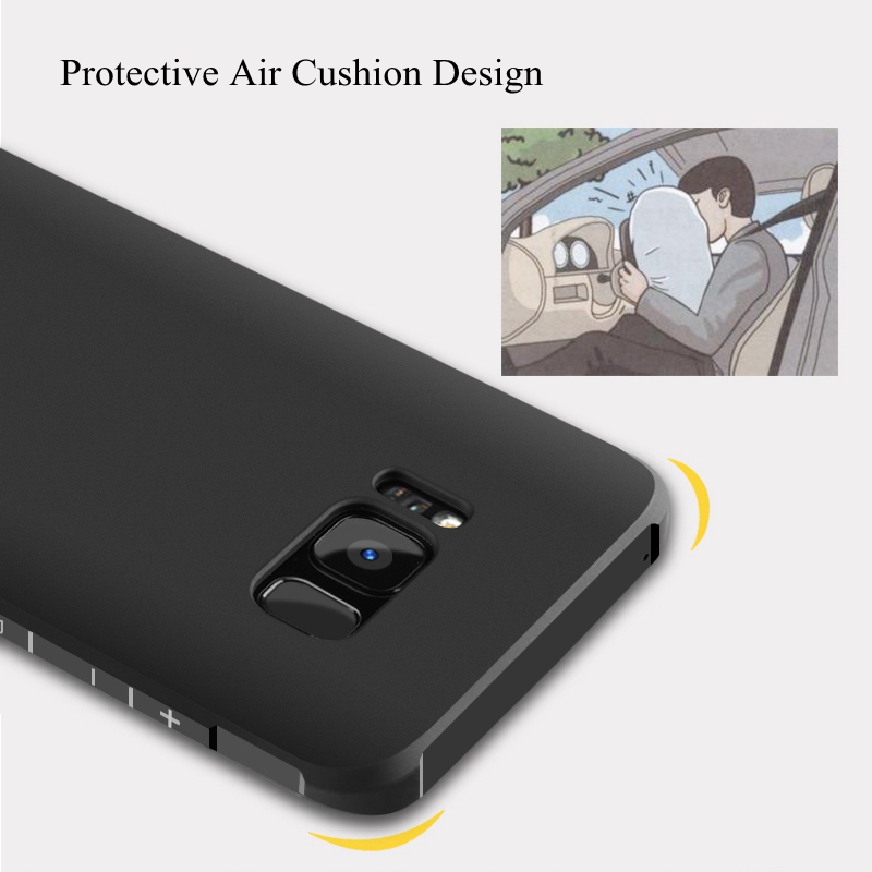 Bakeey-Protective-Case-For-Samsung-Galaxy-S8-Air-Cushion-Corners-Soft-TPU-Shockproof-1287267-1