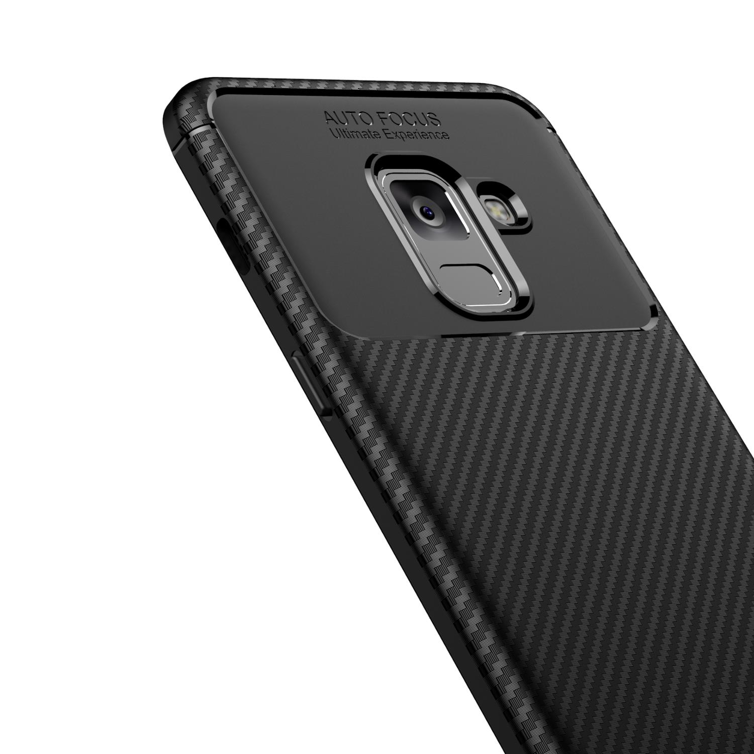 Bakeey-Protective-Case-For-iPhone-A8-2018-Slim-Carbon-Fiber-Fingerprint-Resistant-Soft-TPU-1361108-5