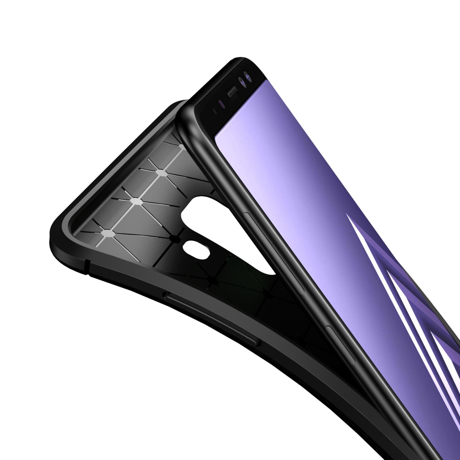 Bakeey-Protective-Case-For-iPhone-A8-2018-Slim-Carbon-Fiber-Fingerprint-Resistant-Soft-TPU-1361108-7