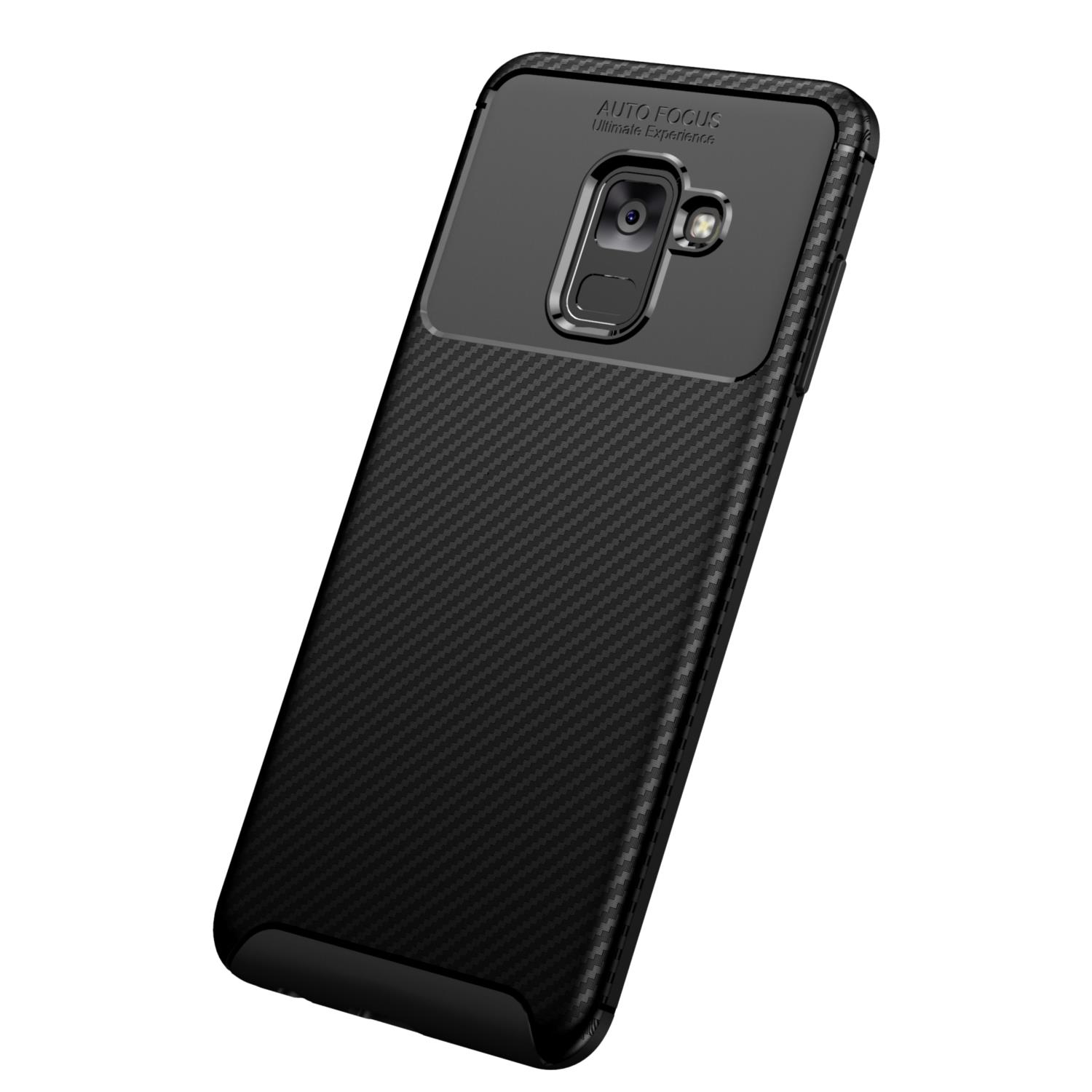 Bakeey-Protective-Case-For-iPhone-A8-Plus-2018-Slim-Carbon-Fiber-Fingerprint-Resistant-Soft-TPU-1361109-3