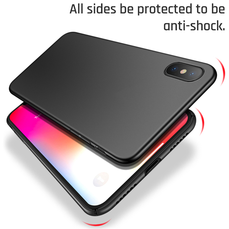 Bakeey-Protective-Case-For-iPhone-XS-Max-65quot-Slim-Anti-Fingerprint-Hard-PC-Back-Cover-1353837-3