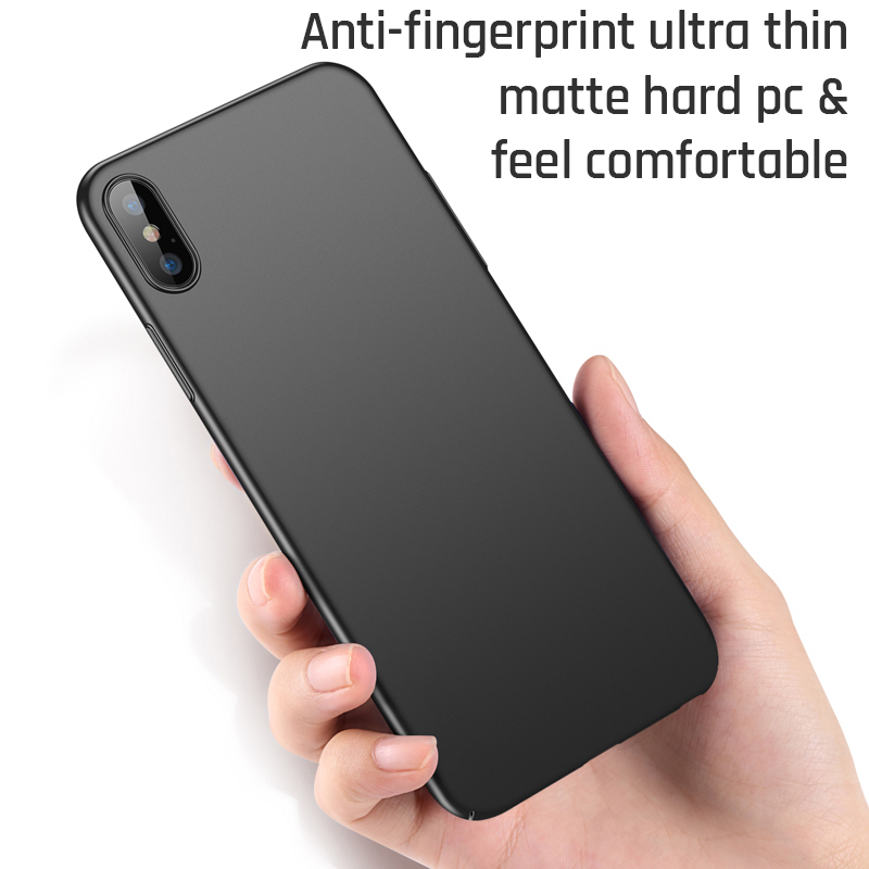 Bakeey-Protective-Case-For-iPhone-XS-Max-65quot-Slim-Anti-Fingerprint-Hard-PC-Back-Cover-1353837-4