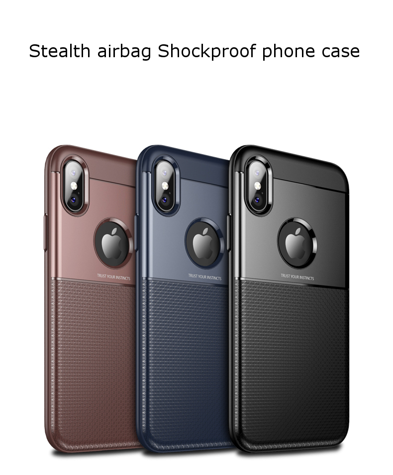 Bakeey-Protective-Case-for-iPhone-XS-Armor-Anti-Fingerprint-Hybrid-PC--TPU-Back-Cover-1356042-1