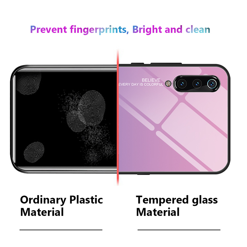 Bakeey-Pure-Color-Shockproof-Anti-fingerprint-Tempered-Glass-Protective-Case-for-Xiaomi-Mi-9--Xiaomi-1613409-4