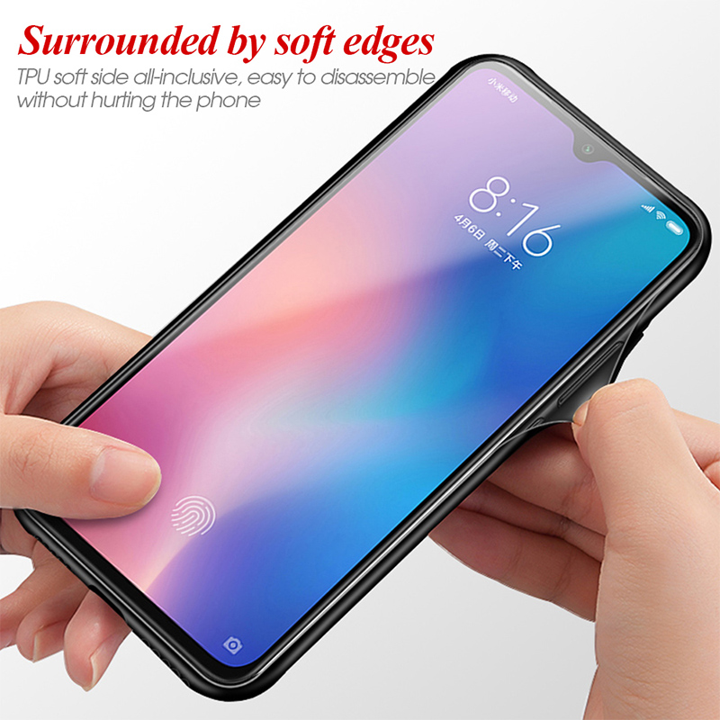 Bakeey-Pure-Color-Shockproof-Anti-fingerprint-Tempered-Glass-Protective-Case-for-Xiaomi-Mi-9--Xiaomi-1613409-5