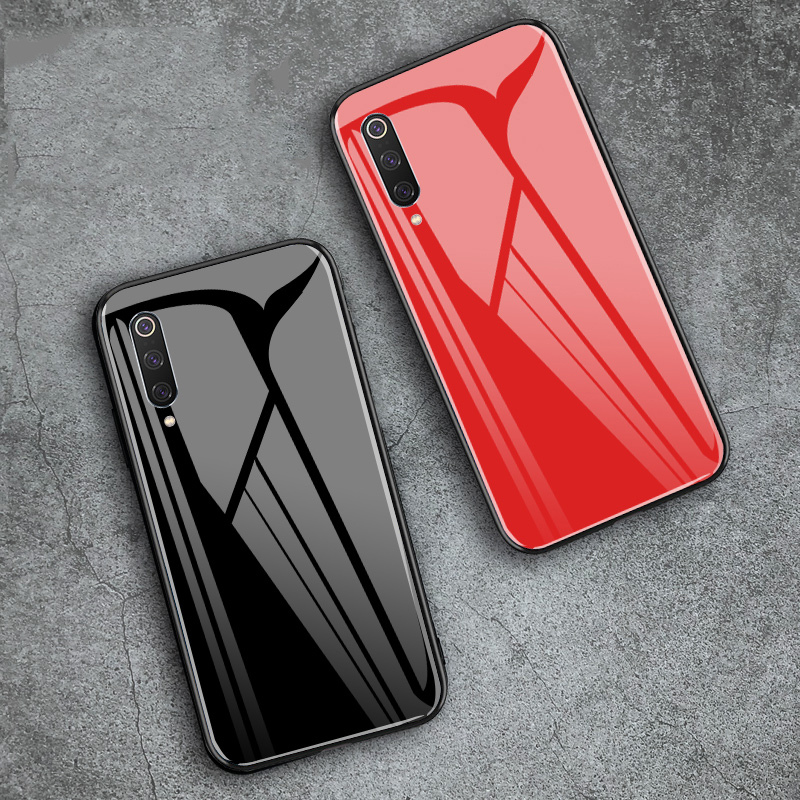 Bakeey-Pure-Color-Shockproof-Anti-fingerprint-Tempered-Glass-Protective-Case-for-Xiaomi-Mi-9--Xiaomi-1613409-10