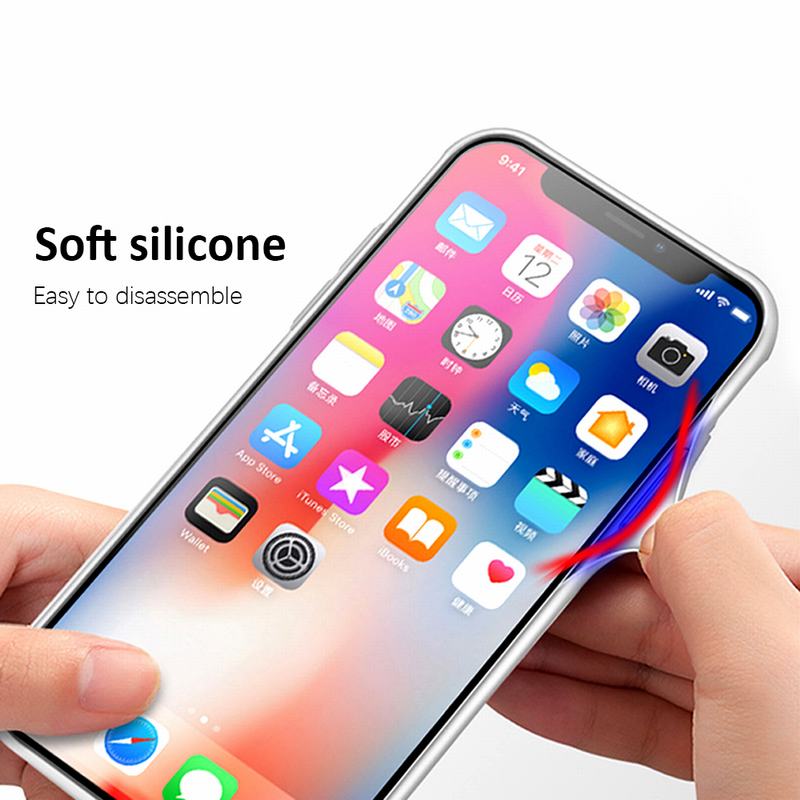 Bakeey-Rainbow-Scratch-Resistant-Tempered-Glass-Back-Cover-TPU-Frame-Protective-Case-For-iPhone-X-1340991-6