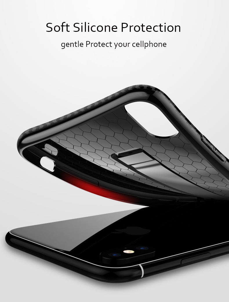 Bakeey-Ring-Bracket-Heat-Dissipation-Soft-TPU-Protective-Case-for-iPhone-X-1279092-8