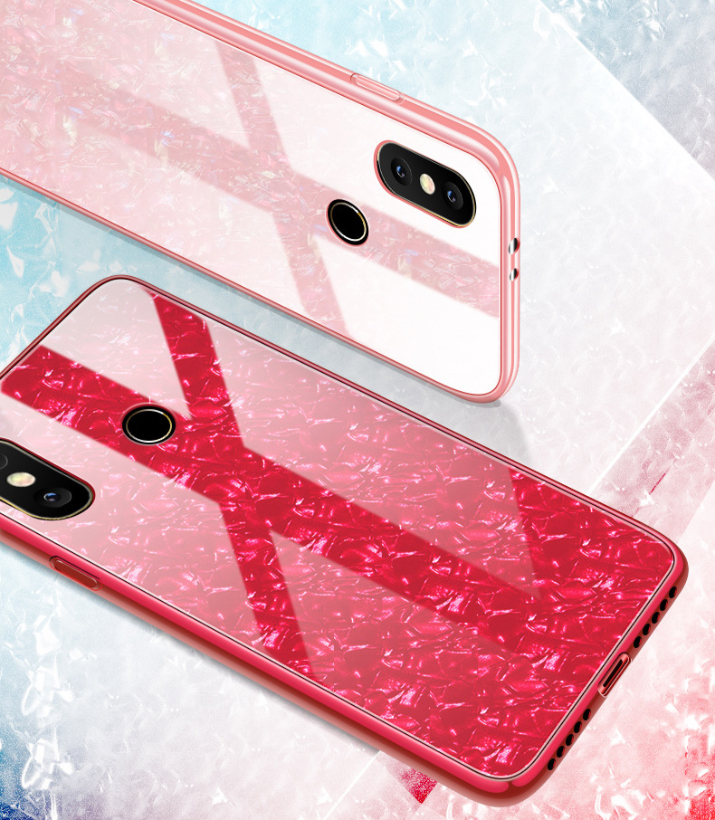 Bakeey-Shell-Bling-Glossy-Tempered-Glass-Soft-Edge-Protective-Case-for-Xiaomi-Mi8-SE-588-inch-1331243-8