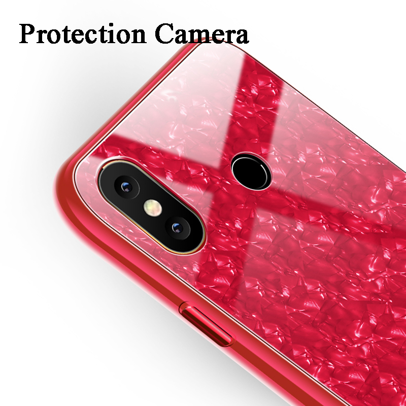 Bakeey-Shell-Glossy-Soft-Frame-Hard-Back-Tempered-Glass-Protective-Case-for-Xiaomi-Redmi-Note-6-Pro--1387537-6