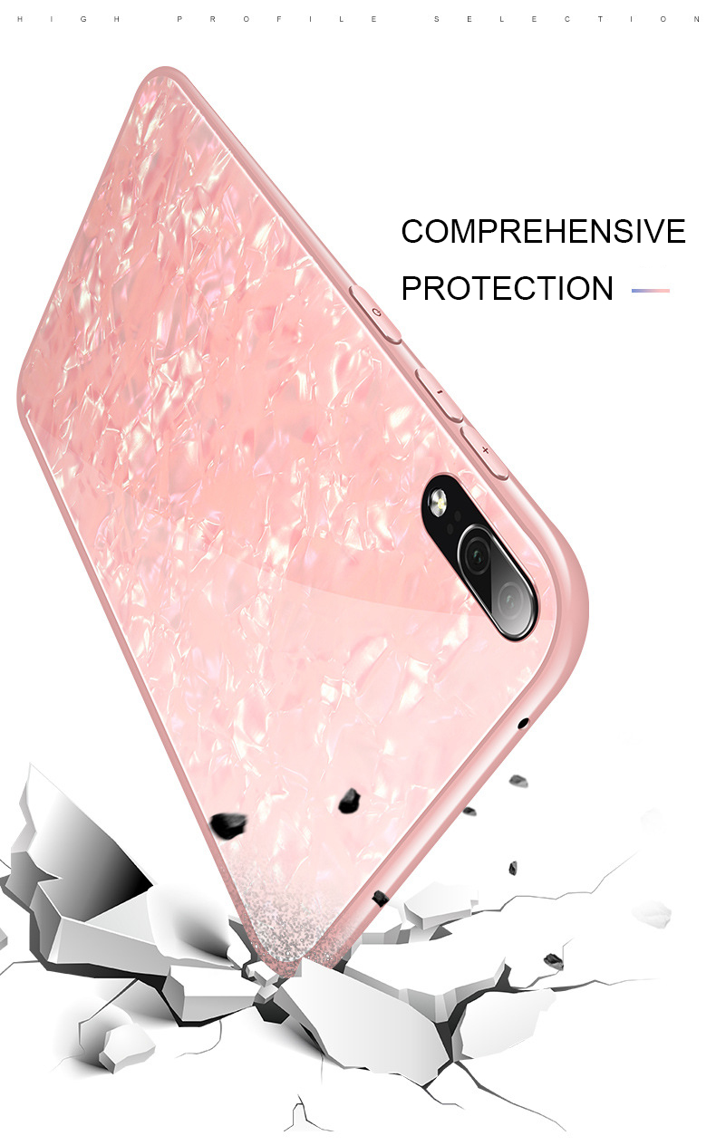 Bakeey-Shell-Glossy-Tempered-Glass-Soft-Edge-Protective-Case-for-Huawei-P20-Huawei-nova-3e-P20-PRO-1331549-4