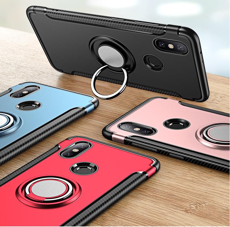Bakeey-Shock-proof-360deg-Adjustable-Ring-Holder-Protective-Case-for-Xiaomi-Mi-6X--Xiaomi-Mi-A2-Non--1382032-8