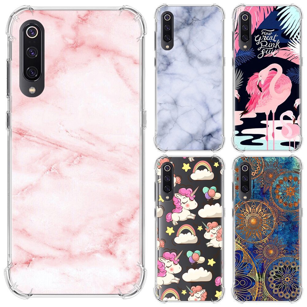 Bakeey-Shockproof-Air-Cushion-Corner-Soft-TPU-Colorful-Protective-Case-for-Xiaomi-Mi9--Mi-9-Transpar-1532700-5