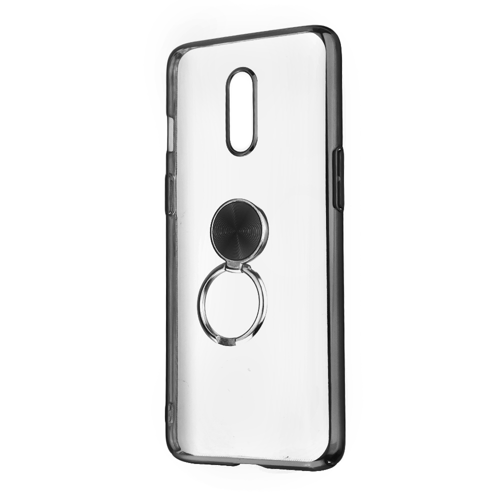 Bakeey-Shockproof-Plating-With-Ring-Holder-Hard-PC-Back-Cover-Protective-Case-for-OnePlus-7-1541296-8