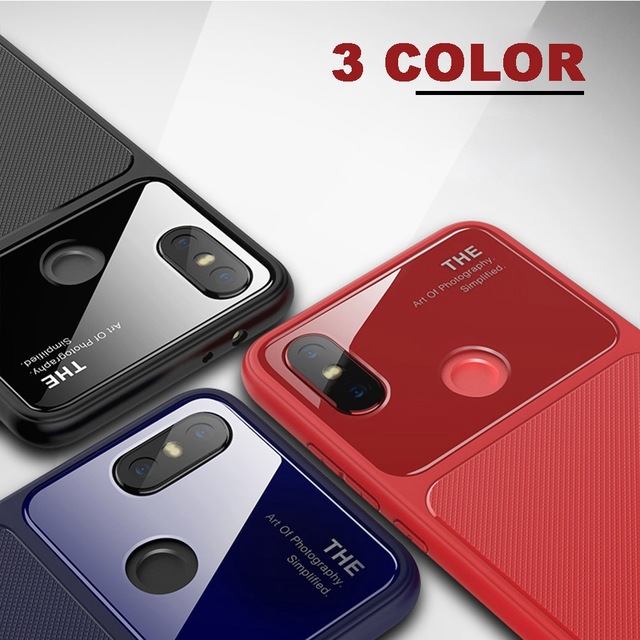 Bakeey-Shockproof-Tempered-Glass-Soft-Silicone-Protective-Case-For-Xiaomi-Mi-A2--Xiaomi-Mi6X-1328365-9