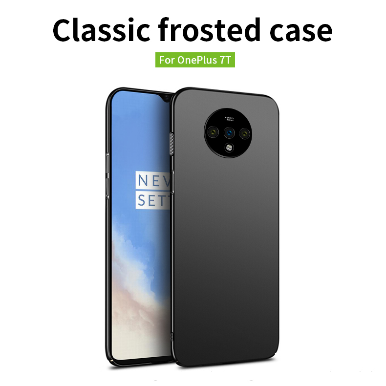 Bakeey-Shockproof-Ultra-Thin-Silky-Smooth-Hard-PC-Protective-Case-for-OnePlus-7T-1592560-1